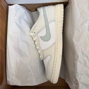 Nike Kids White and Light Gray Sneakers